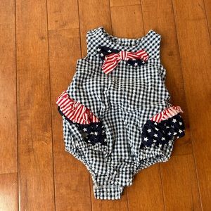 Bonnie baby patriotic one piece